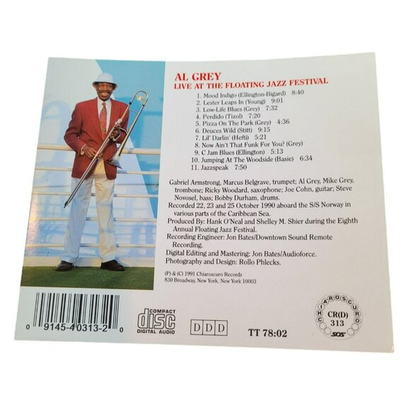 Al Grey CD Live At The Floating Jazz Festival Music 37475cd - Picture 2 of 2